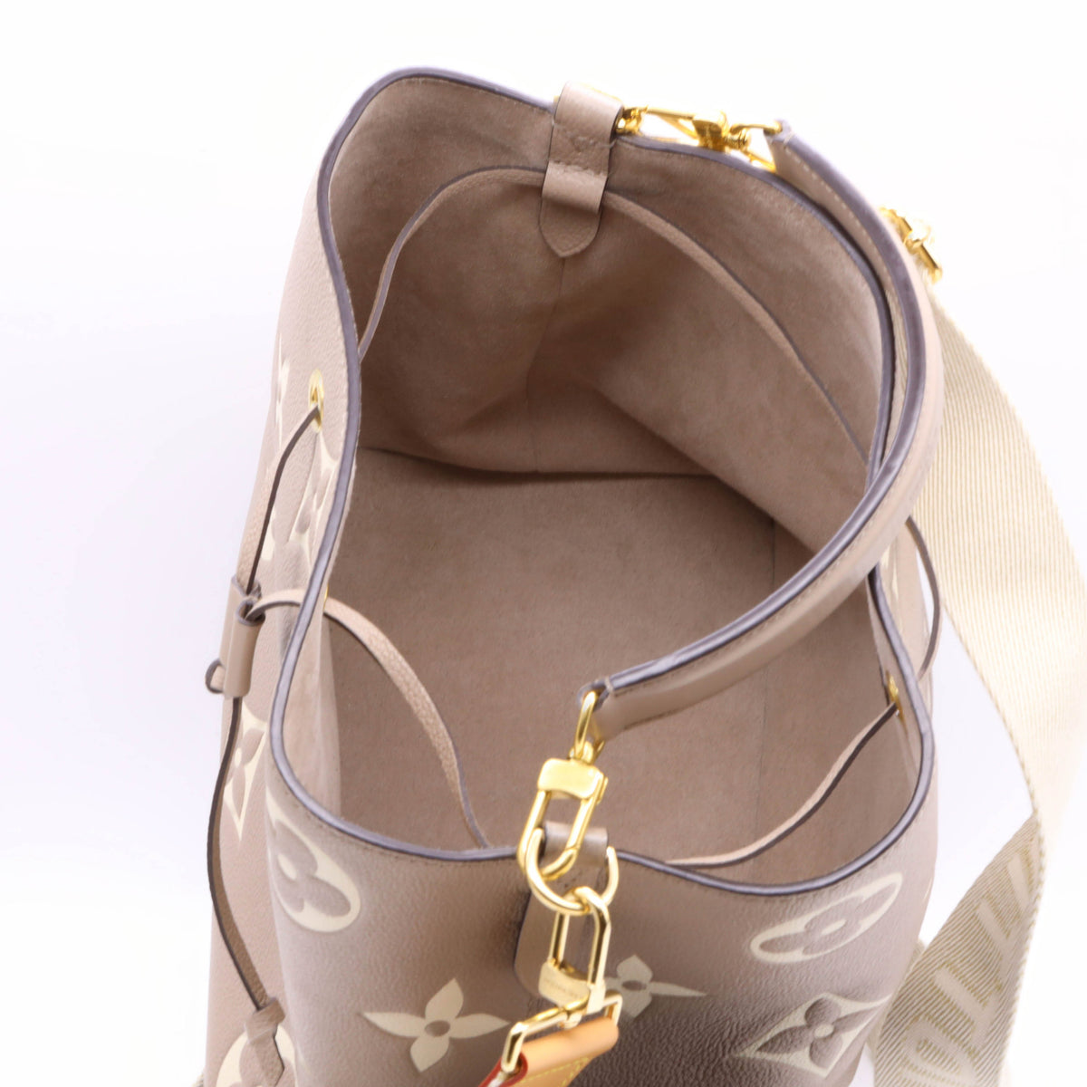 Louis Vuitton NeoNoe MM Monogram Empreinte Bicolor Leder M45555