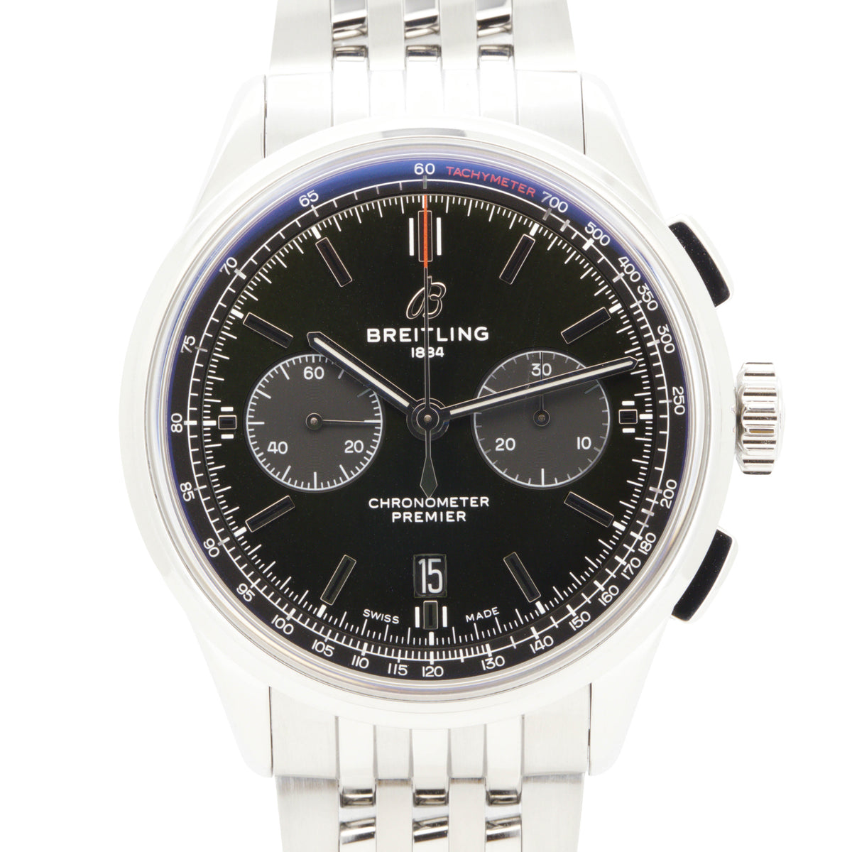 Breitling Premier B01 Chronograph 42mm Green Dial AB0118