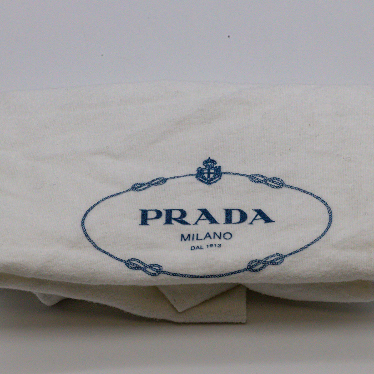 Prada Saffiano Leder Umhängetasche Weiß Gold Chain Crossbody