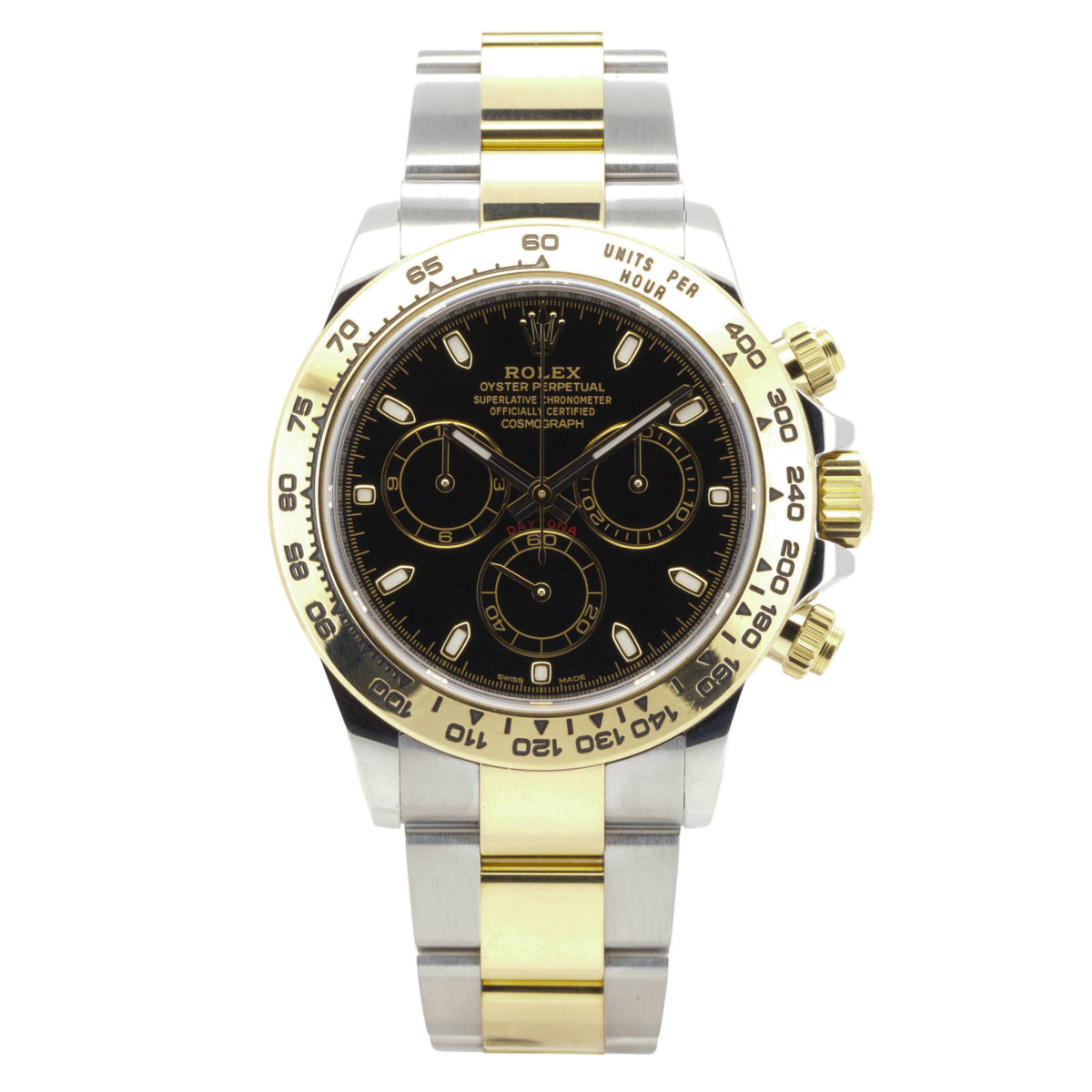 Rolex Daytona 116503 Black Dial Stahl Gold 2019 Full Set