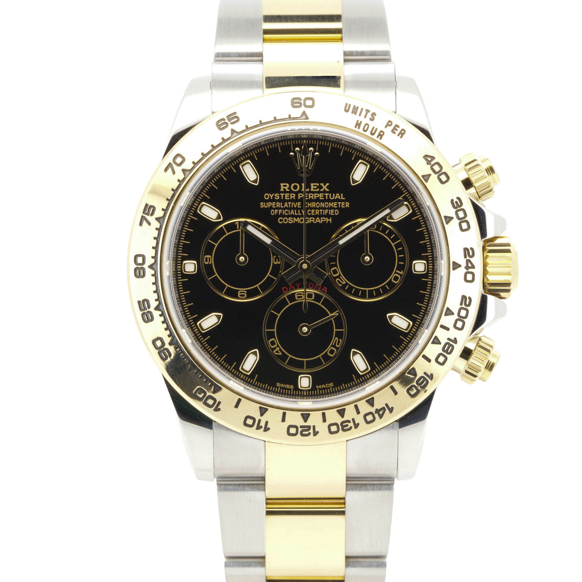 Rolex Daytona 116503 Black Dial Stahl Gold 2019 Full Set
