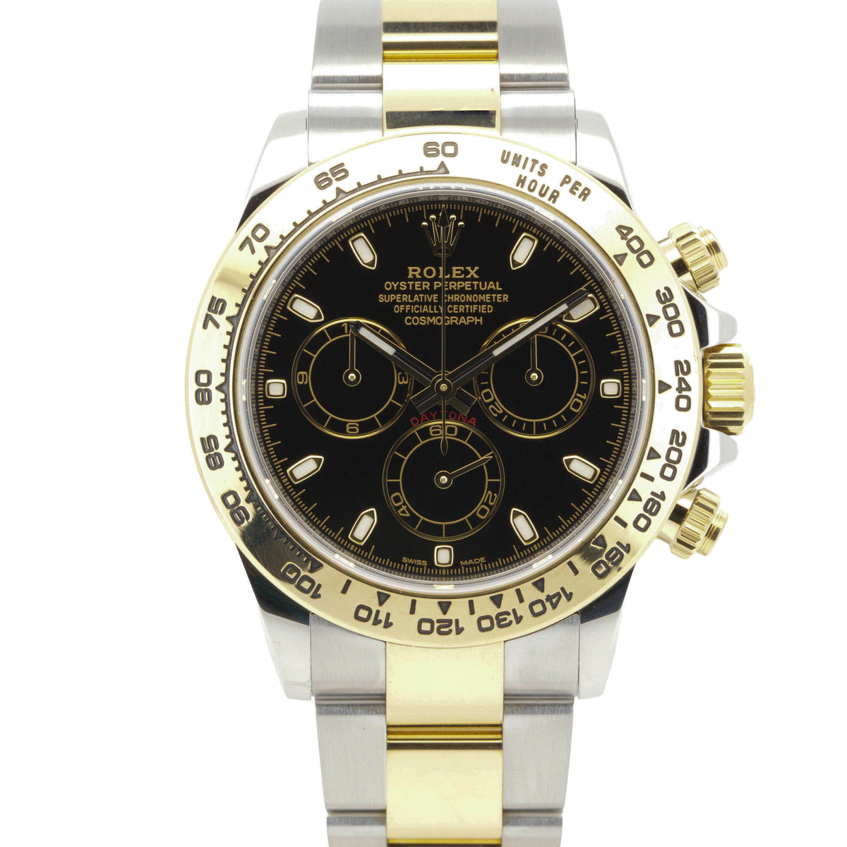 Rolex Daytona 116503 Black Dial Stahl Gold 2019 Full Set