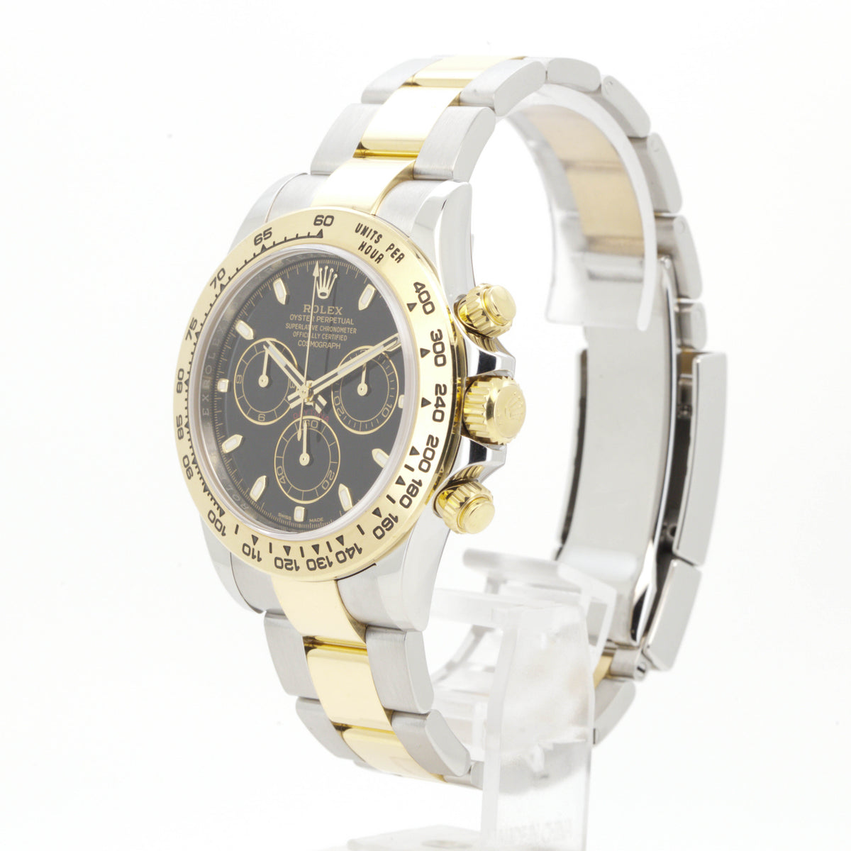 Rolex Daytona 116503 Black Dial Stahl Gold 2019 Full Set