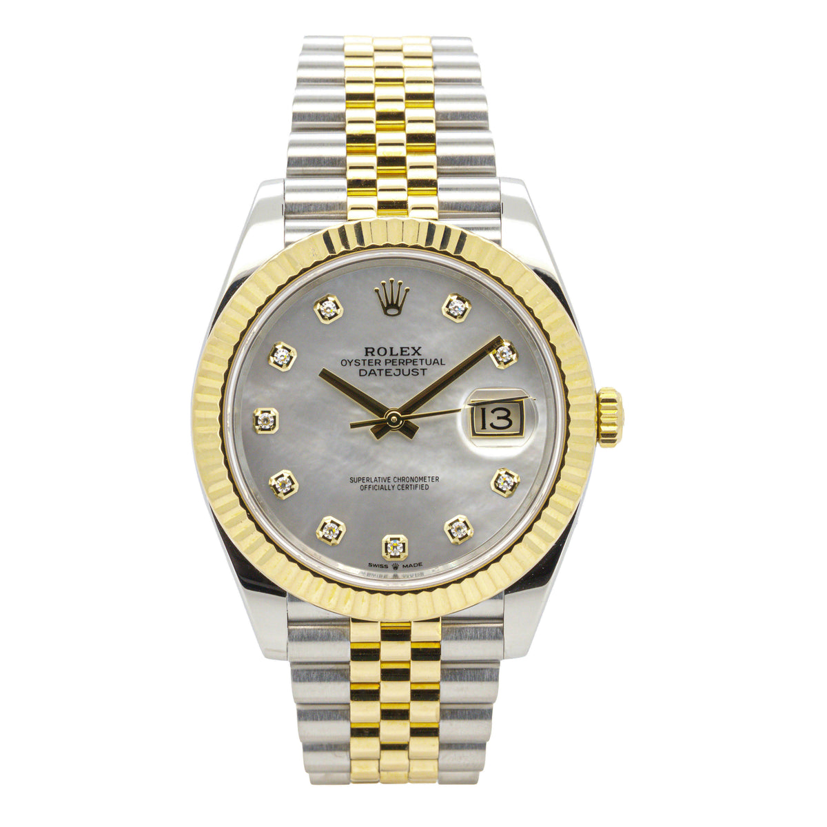 Rolex Datejust 41 126333 Mother of Pearl Dial Jubilee