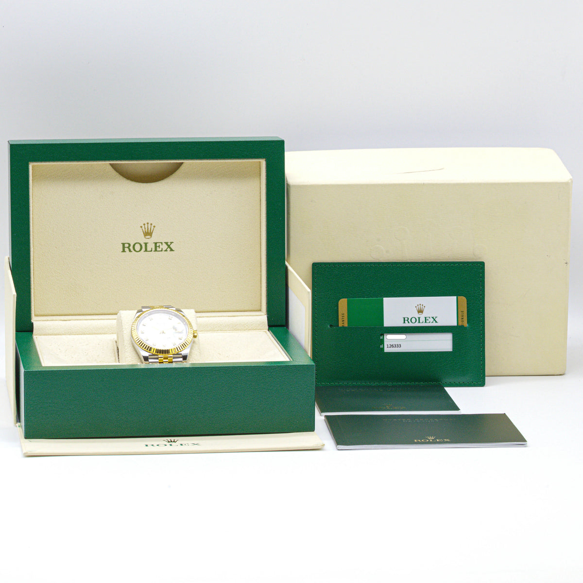 Rolex Datejust 41 126333 Mother of Pearl Dial Jubilee