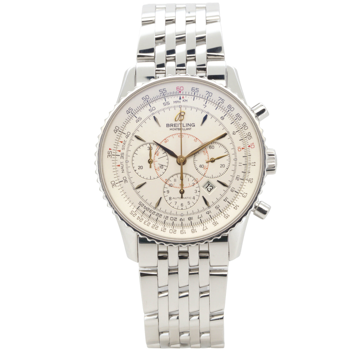 Breitling Montbrillant Navitimer 38 A41370 Chronograph Chronometer Zertifikat