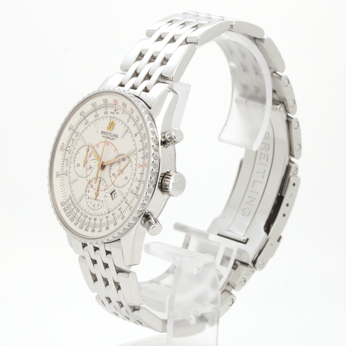 Breitling Montbrillant Navitimer 38 A41370 Chronograph Chronometer Zertifikat