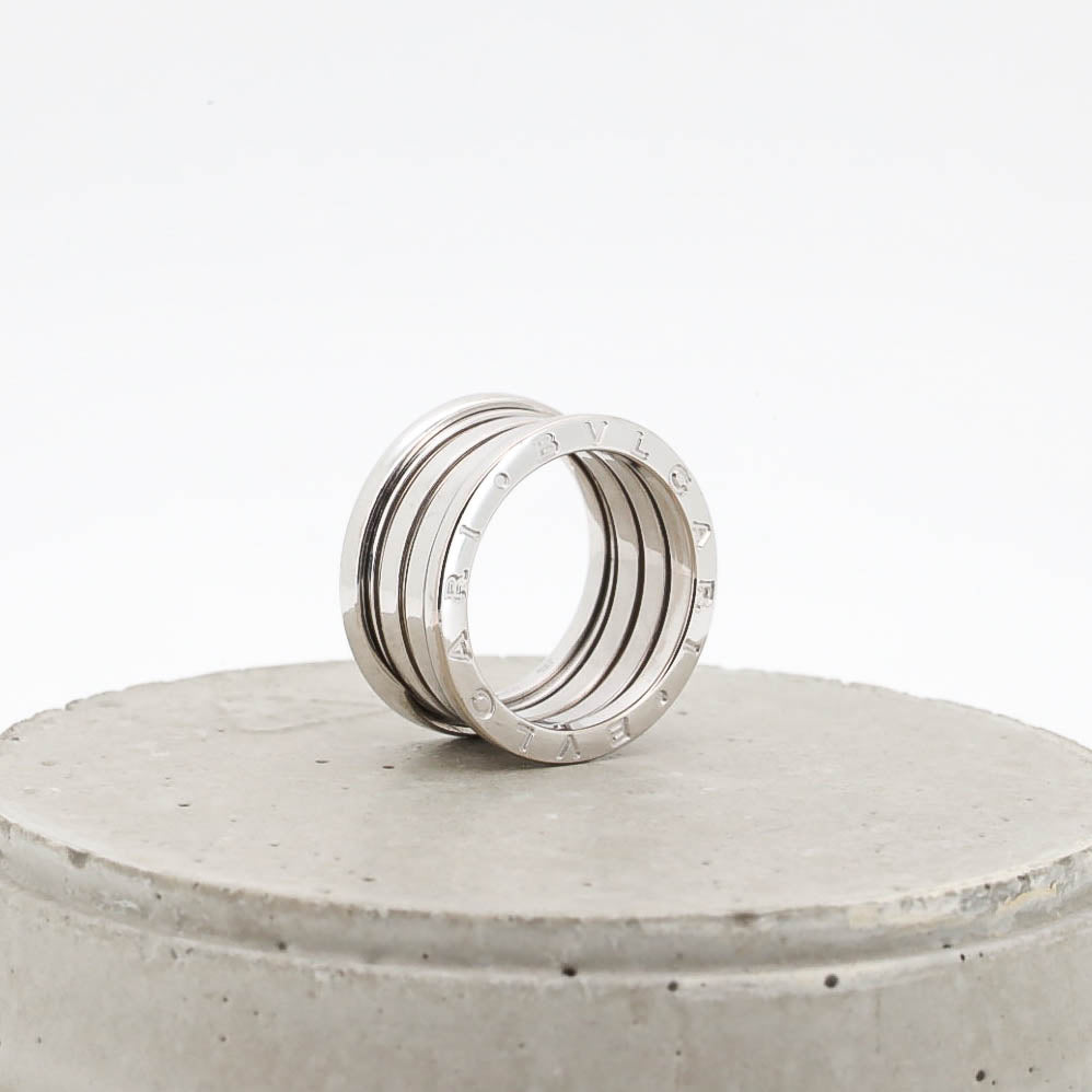 Bulgari B Zero 4 Band Ring Weißgold 750/18k 57