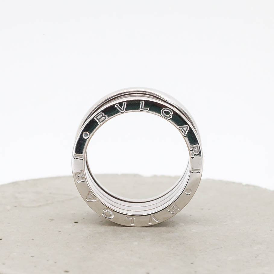 Bulgari B Zero 4 Band Ring Weißgold 750/18k 57