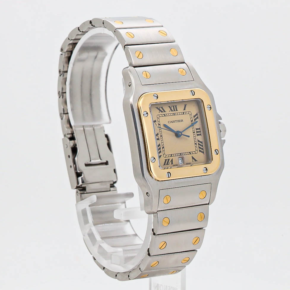 Cartier Santos Galbee 29x41mm 187901 Stahl Gold
