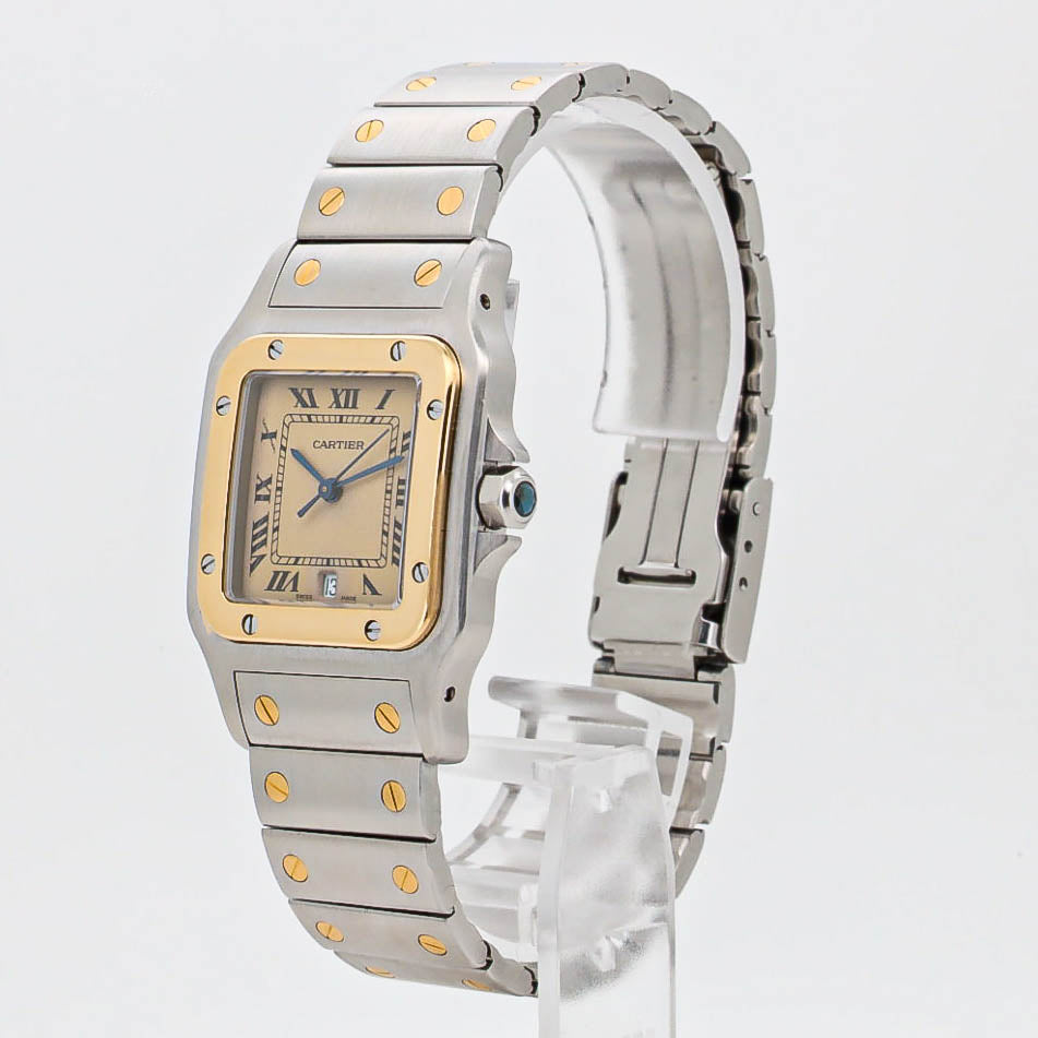 Cartier Santos Galbee 29x41mm 187901 Stahl Gold