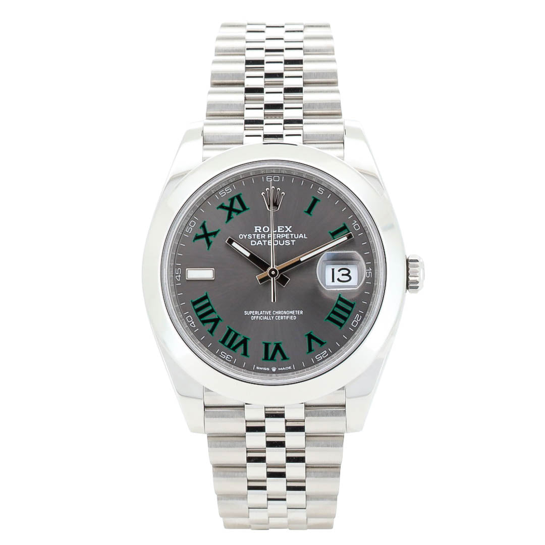 Rolex Datejust 41 126300 Wimbledon Jubille Full Set