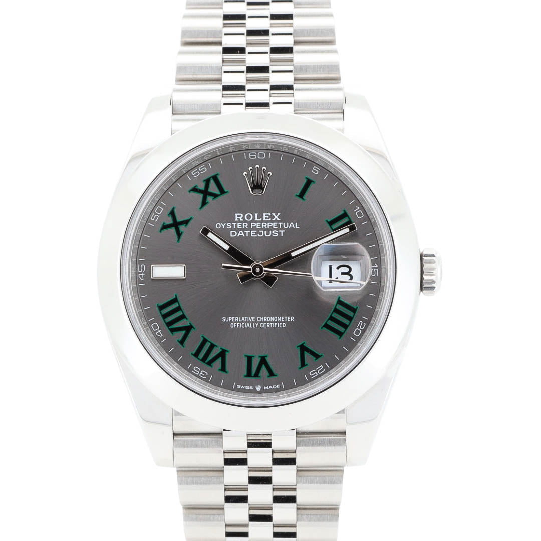 Rolex Datejust 41 126300 Wimbledon Jubille Full Set