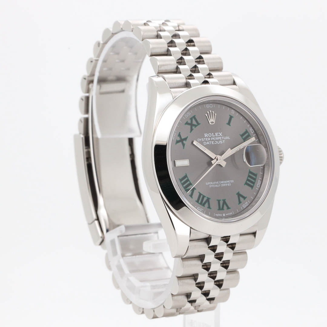 Rolex Datejust 41 126300 Wimbledon Jubille Full Set