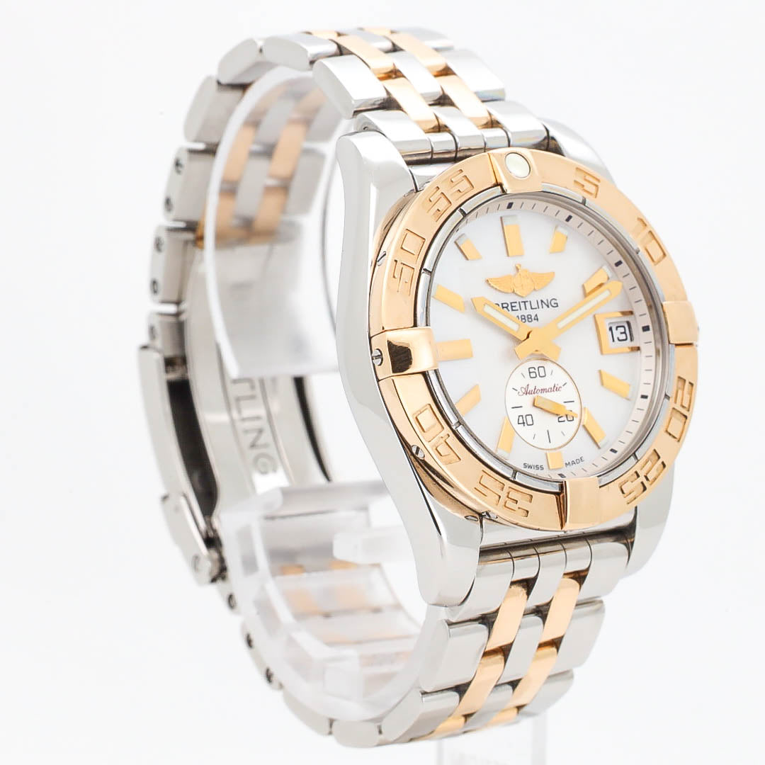 Breitling Galactic 36mm C37330 Mother of Pearl Automatik Stahl-Gold