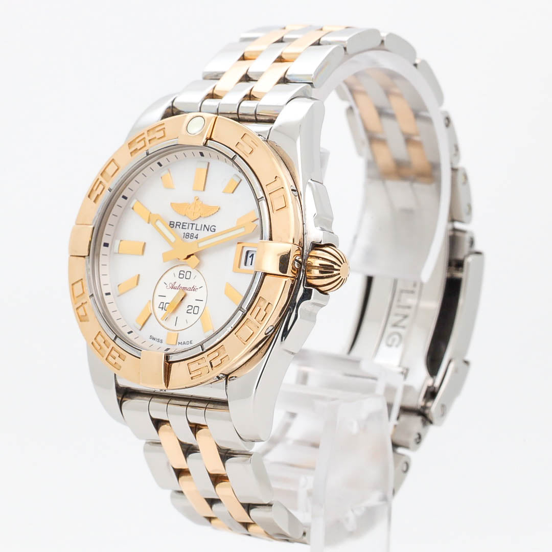 Breitling Galactic 36mm C37330 Mother of Pearl Automatik Stahl-Gold