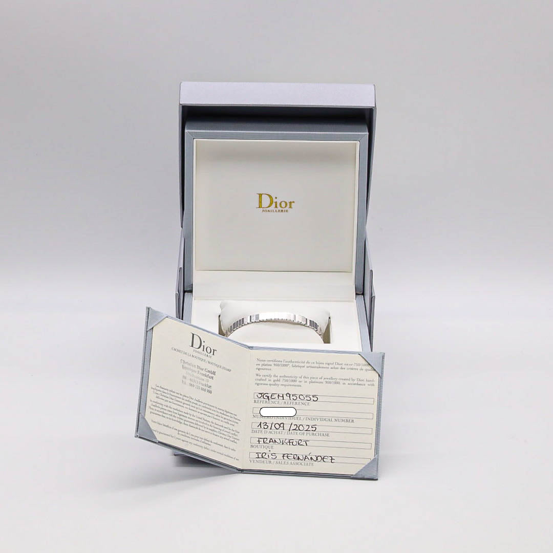 Dior Gem Armreif Weißgold 750/18k 17,5 JGEM95055