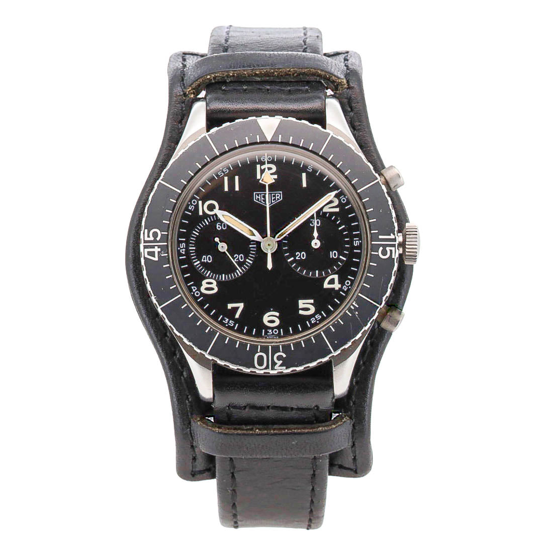 Heuer Bundeswehr Flyback Chronograph 43mm 1550 DifVS AFR1093