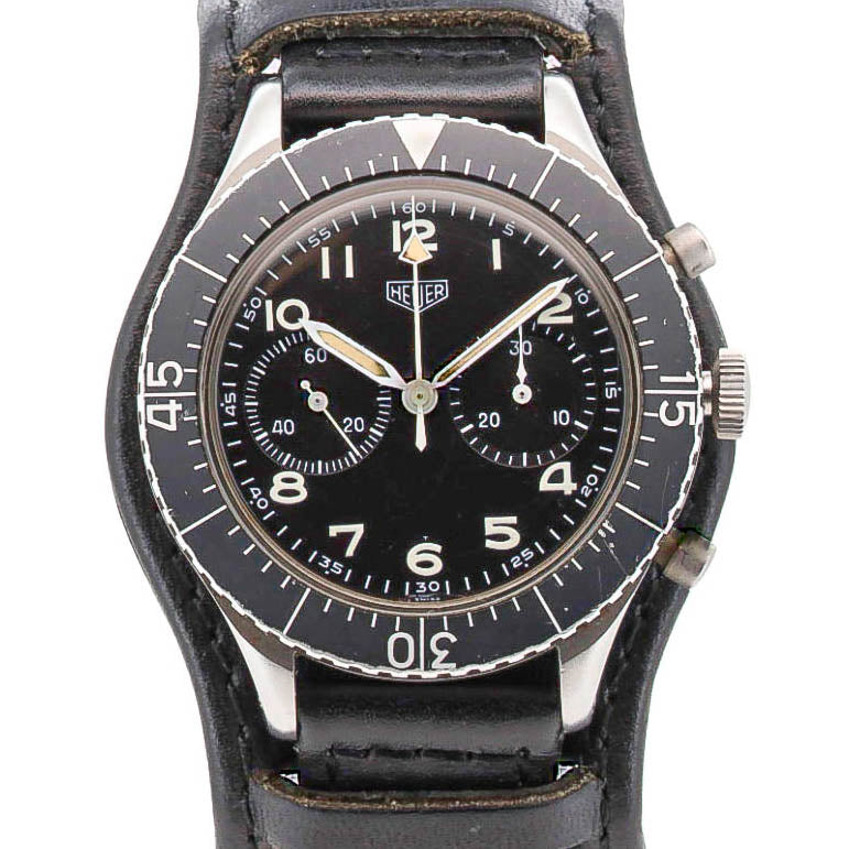 Heuer Bundeswehr Flyback Chronograph 43mm 1550 DifVS AFR1093