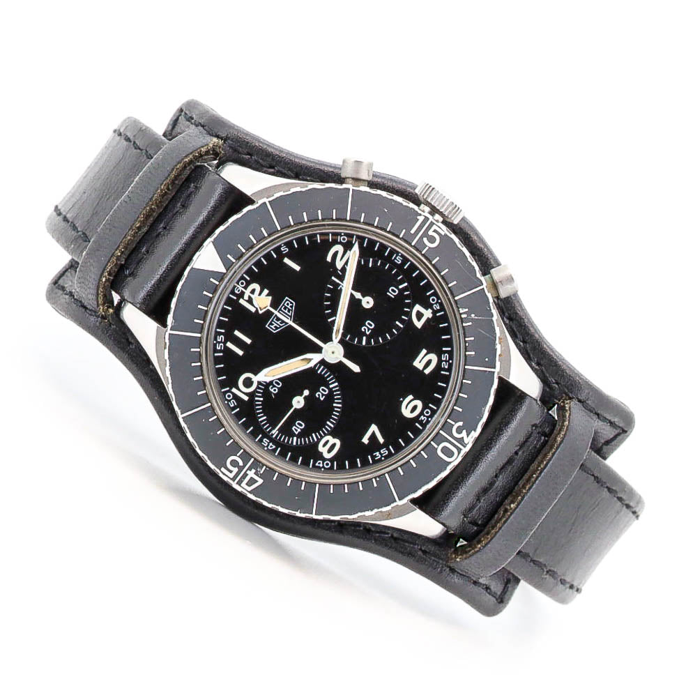 Heuer Bundeswehr Flyback Chronograph 43mm 1550 DifVS AFR1093