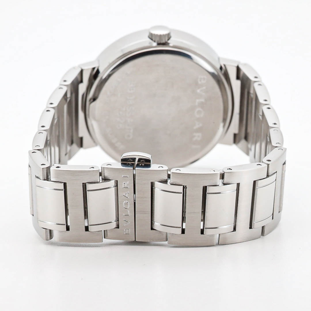 Bulgari BB38SS  38 White Dial Edelstahl Automatik B&P Dif VS34351