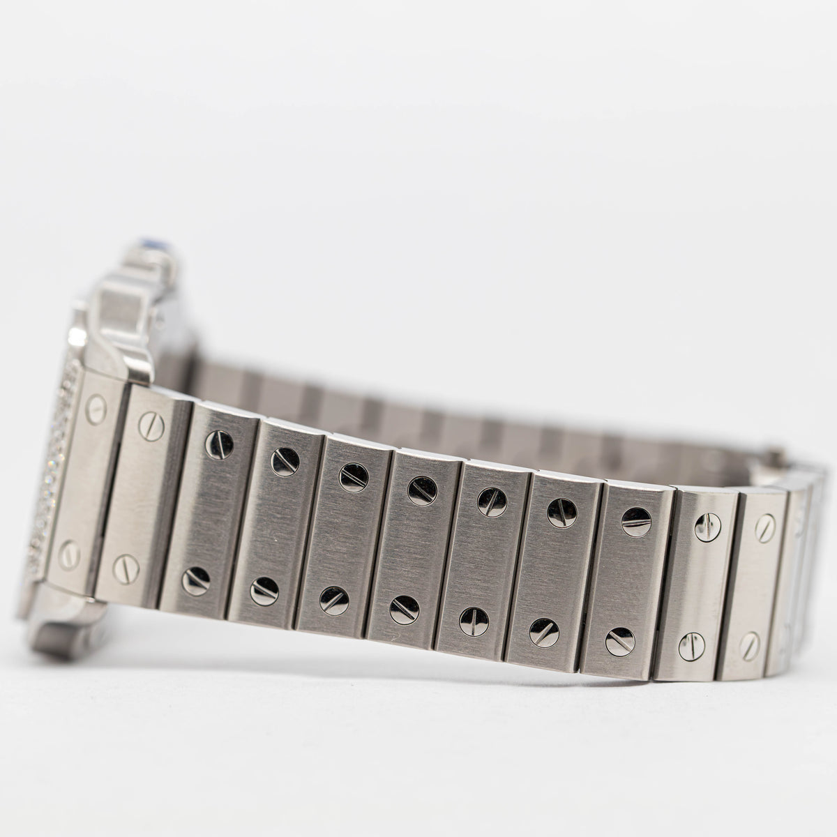 Cartier Santos 35,1 x 42 W4SA0005 Medium Diamonds 09/25 Rechnug DE