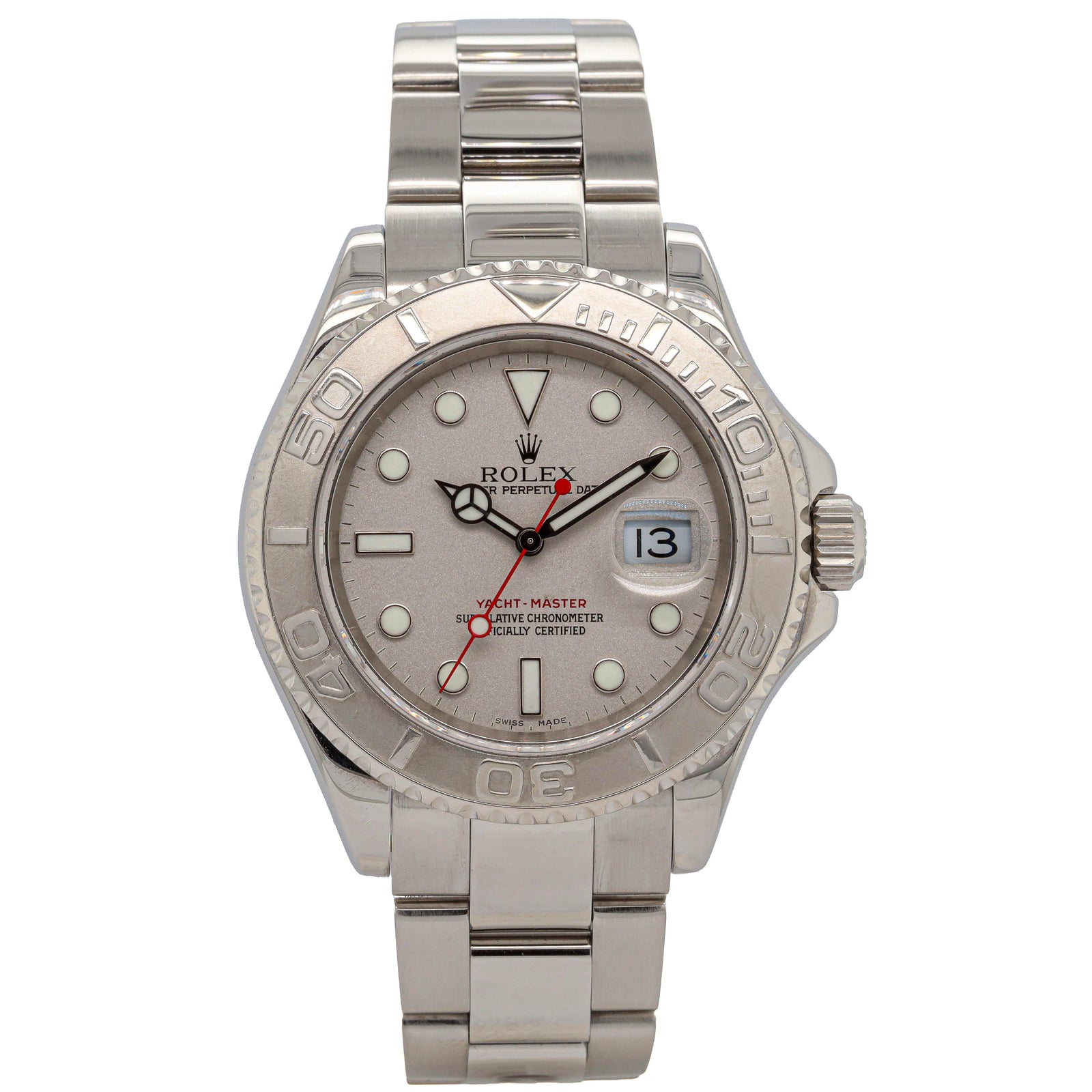 Rolex Yacht-Master 40 16622 Edelstahl/Platin Service Karte 04/22