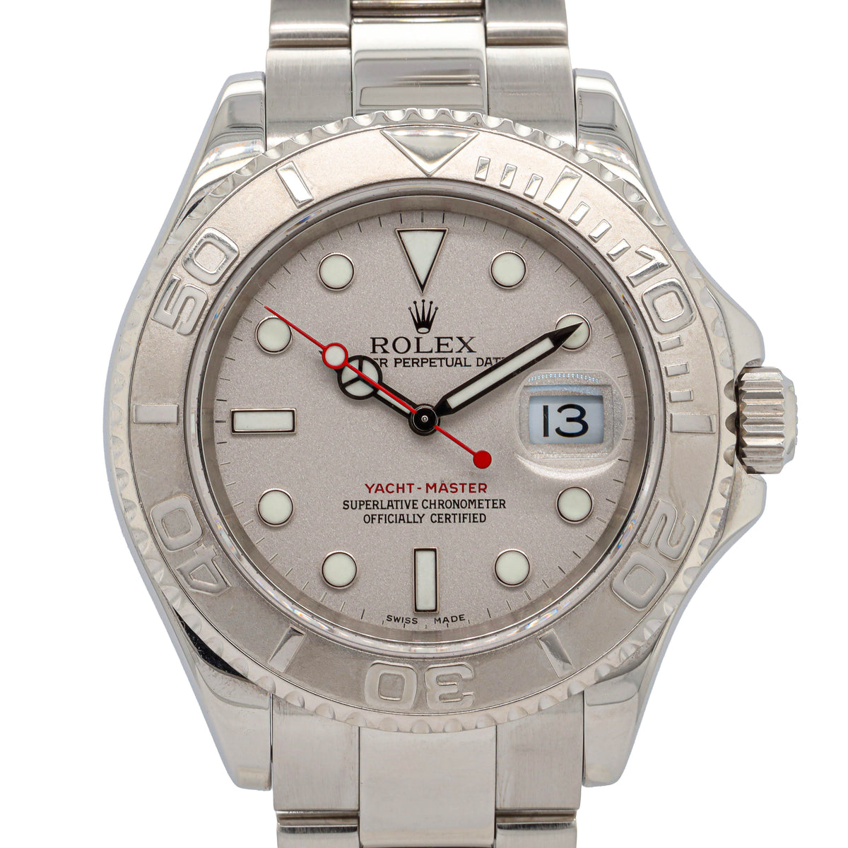 Rolex Yacht-Master 40 16622 Edelstahl/Platin Service Karte 04/22