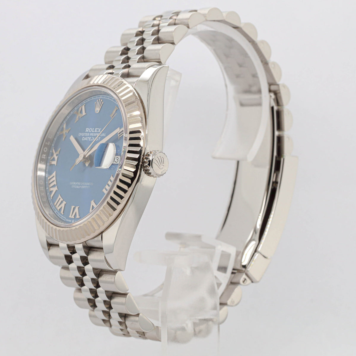 Rolex Datejust 41 126334 Azzuro Blue Full Set Jubilee