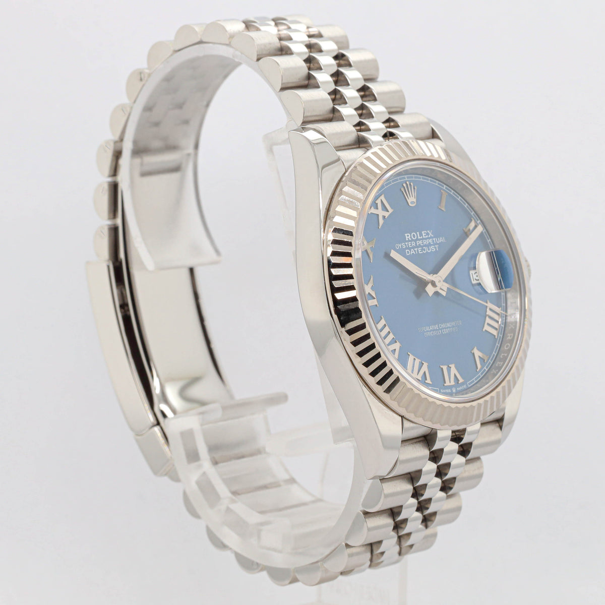 Rolex Datejust 41 126334 Azzuro Blue Full Set Jubilee