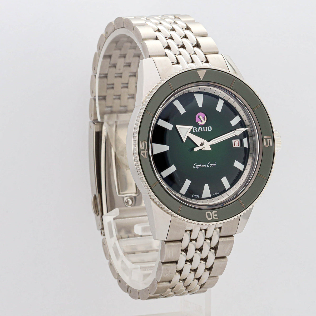 Rado Hyper Chrome Captain Cook 42 R32505318 Green Dial 2026 NEW!