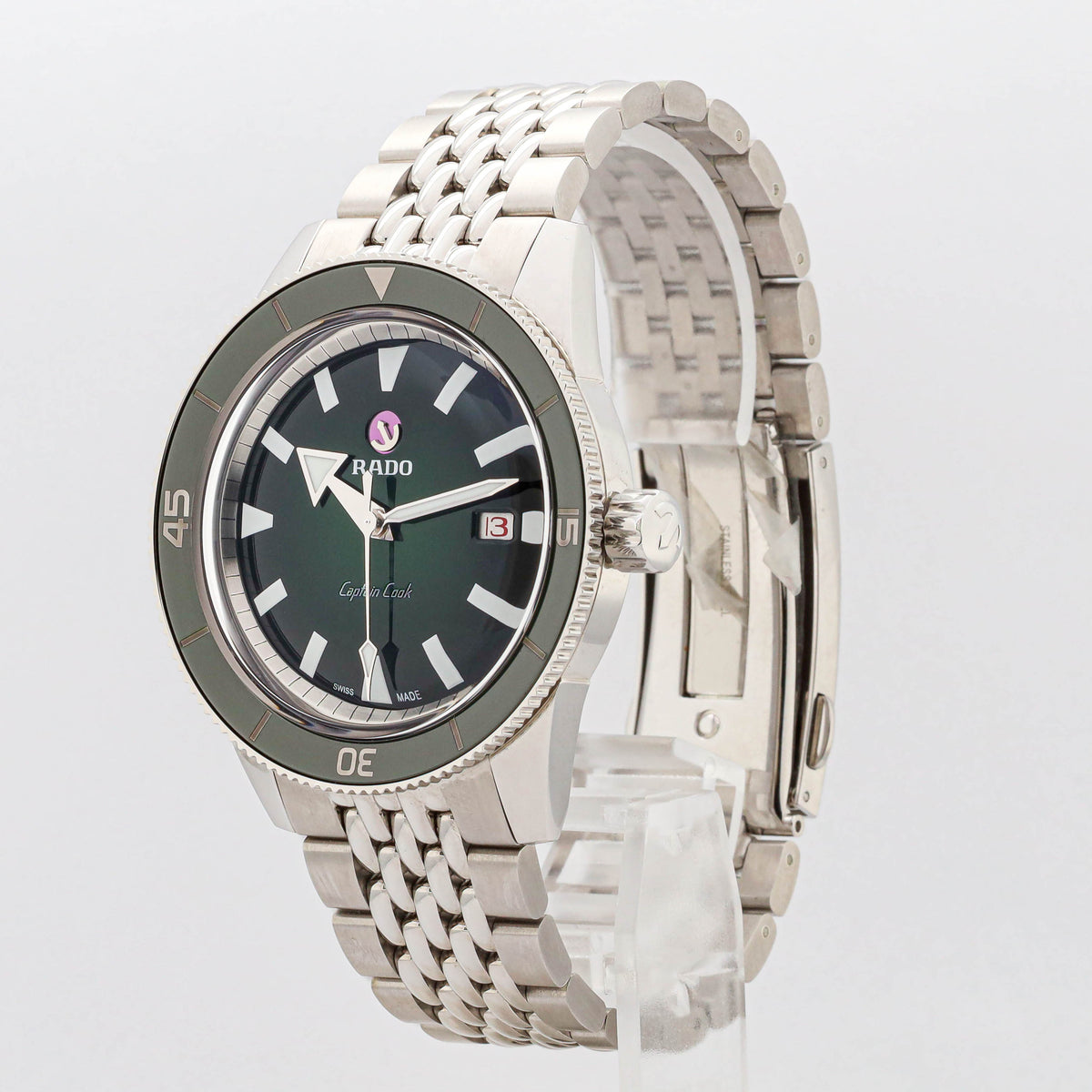 Rado Hyper Chrome Captain Cook 42 R32505318 Green Dial 2026 NEW!