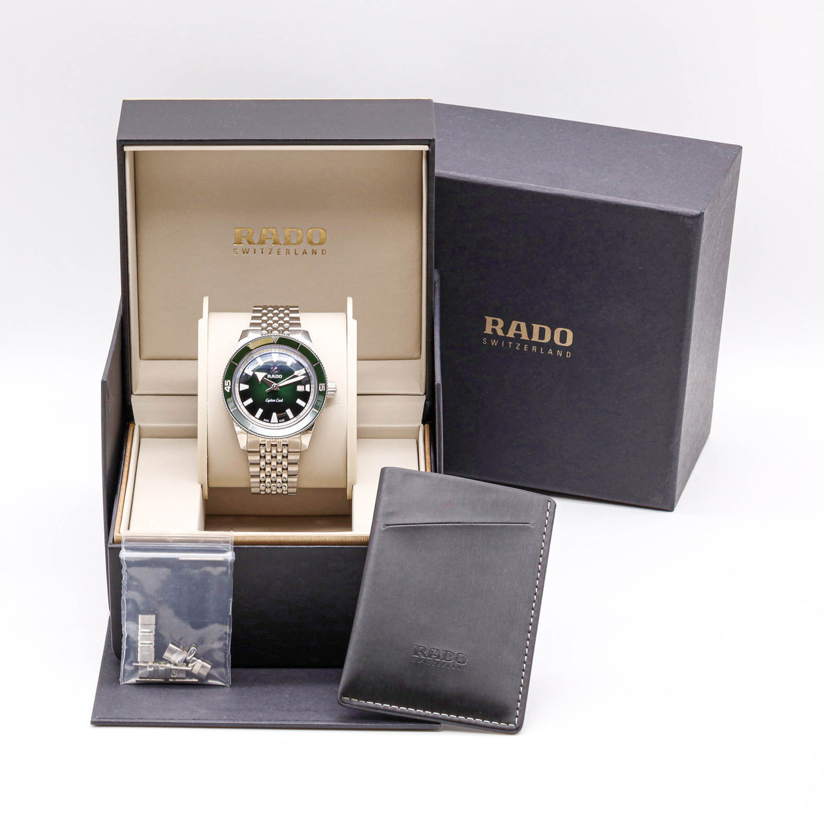 Rado Hyper Chrome Captain Cook 42 R32505318 Green Dial 2026 NEW!