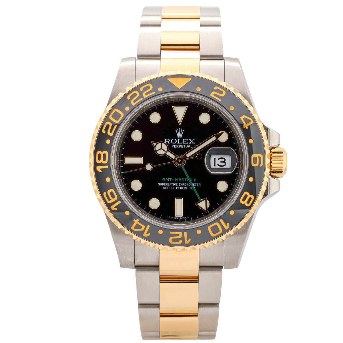 Rolex GMT-Master II 40 116713LN Stahl/Gold V-Serie