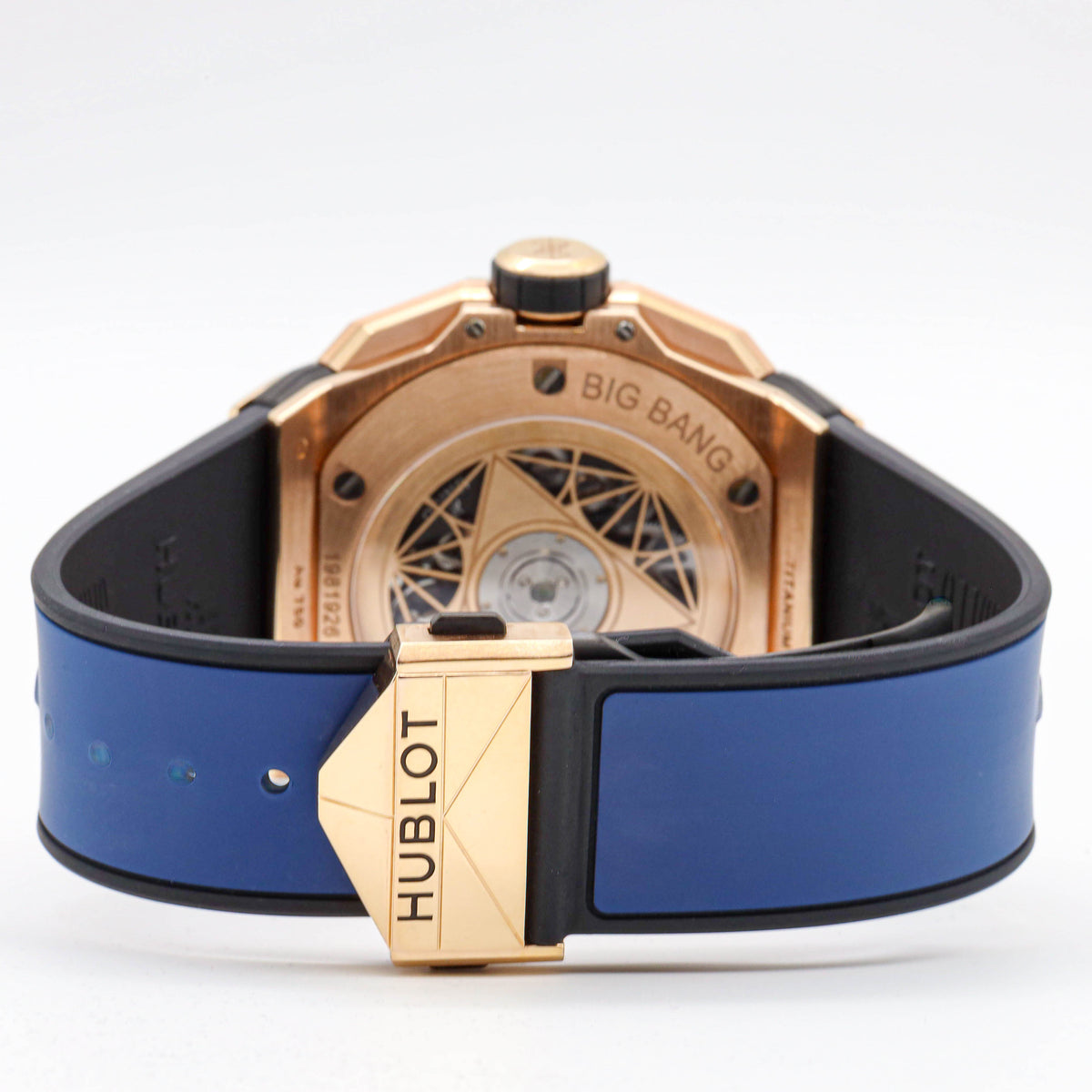 Hublot Big Bang Sang Bleu II King Gold Unico Blue Pave
