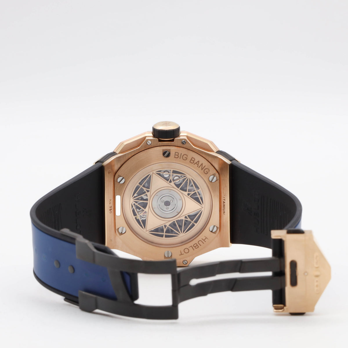 Hublot Big Bang Sang Bleu II King Gold Unico Blue Pave
