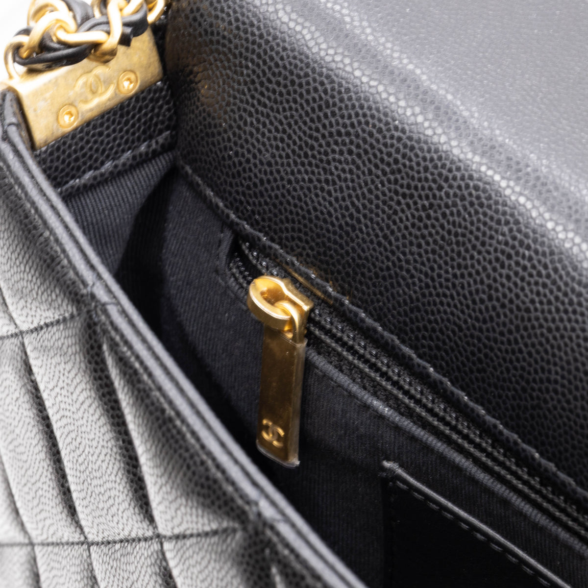Chanel Timeless Flap Bag Caviar-Leder Schwarz