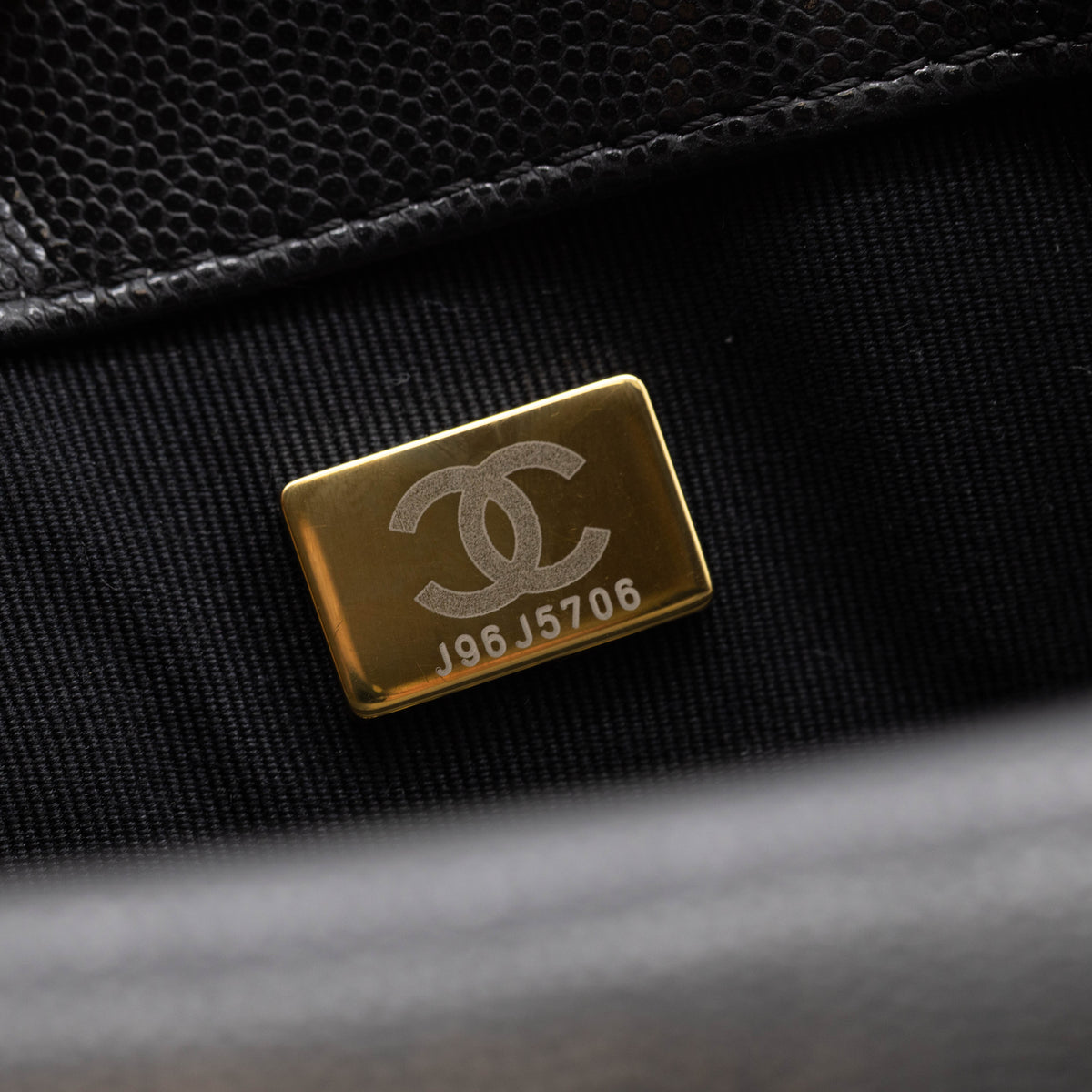Chanel Timeless Flap Bag Caviar-Leder Schwarz