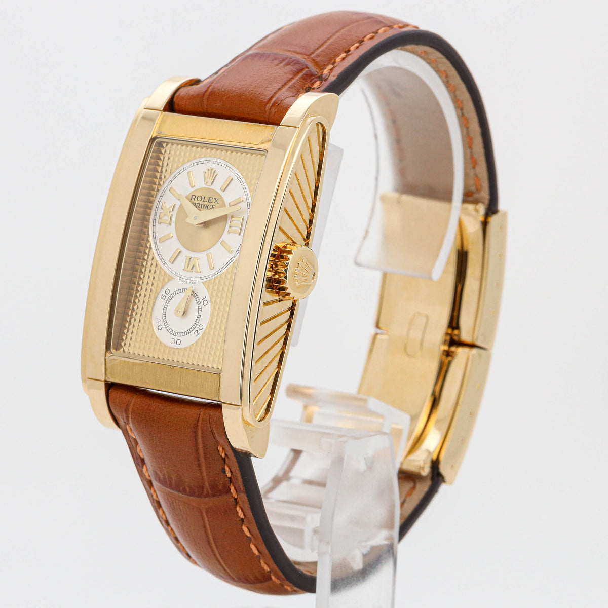 Rolex Cellini Prince 5440/8 18k Gold 28x47mm LC100