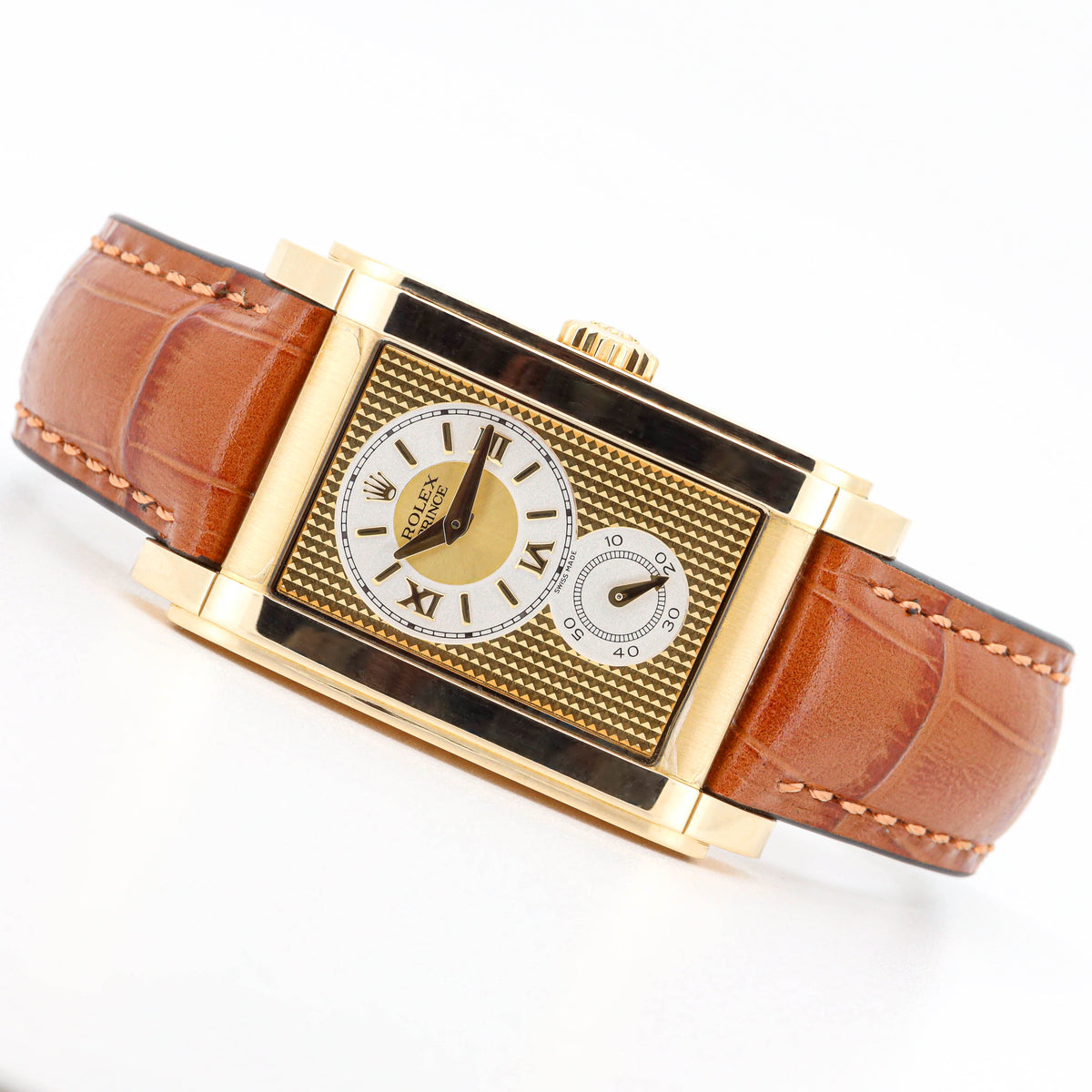 Rolex Cellini Prince 5440/8 18k Gold 28x47mm LC100