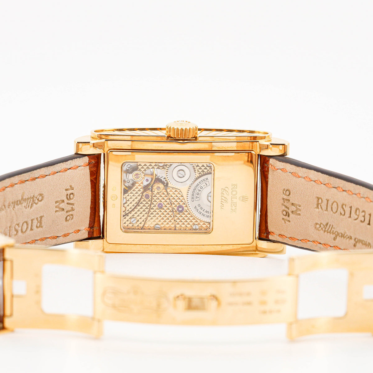 Rolex Cellini Prince 5440/8 18k Gold 28x47mm LC100