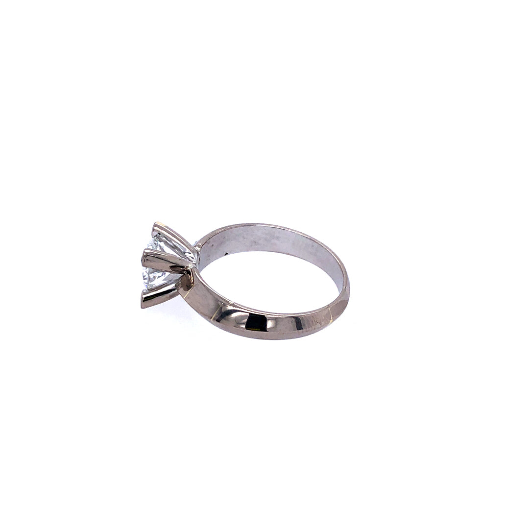 Solitär Ring Weißgold 750 - 18 ct. mit Brillant 1,22 ct.