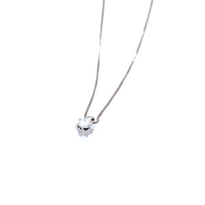 Solitär Kette mit Anhänger Weißgold 333 mit Brillant
