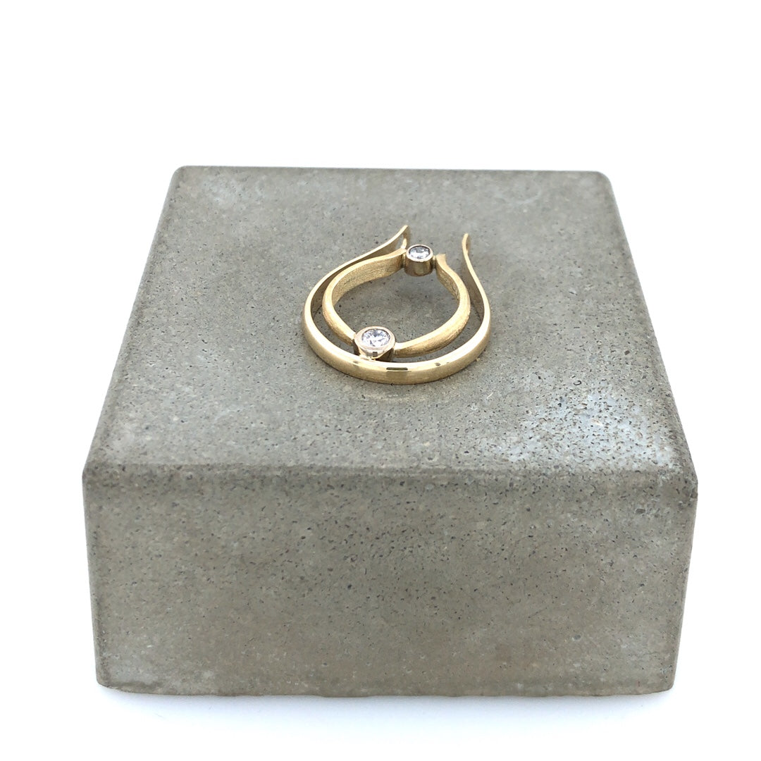 Anhänger Gelbgold 585 mit Brillanten