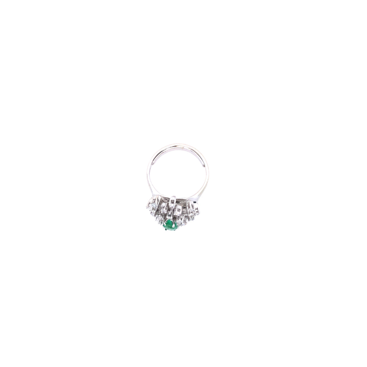 Vintage Ring Diamanten &amp; Smaragd