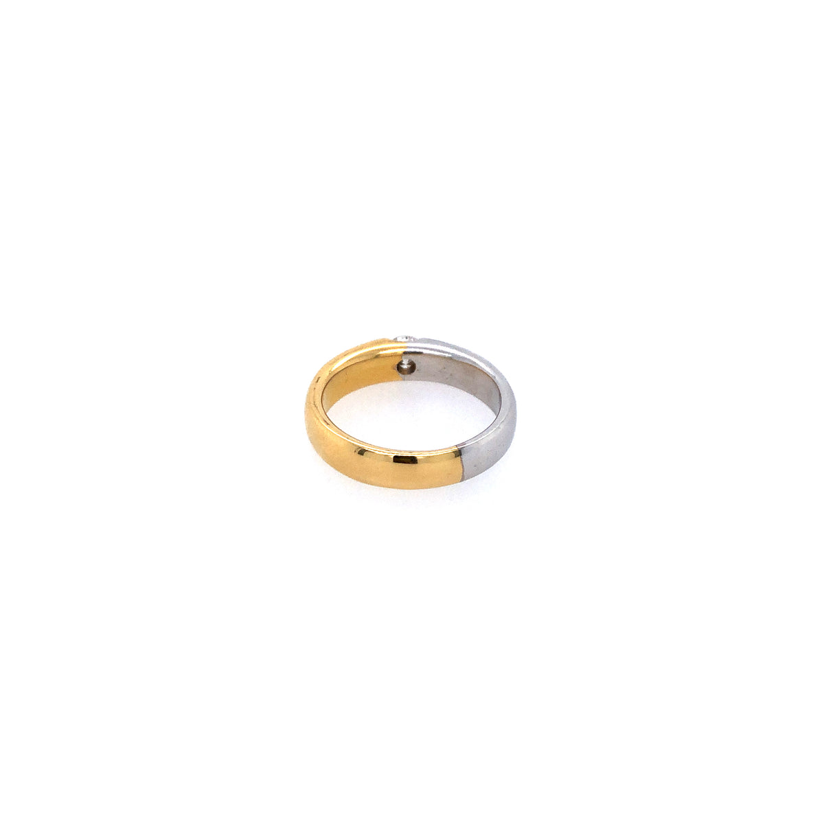 Vintage Ring Bicolor Gold 750 mit Brillant