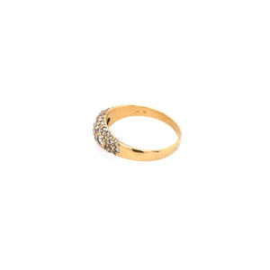 Exklusiver Vintage Ring Gelbgold 750 mit Brillanten
