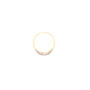 Exklusiver Vintage Ring Gelbgold 750 mit Brillanten