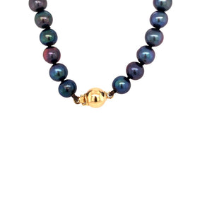 Tahitiperlenkette mit Anhänger Gelbgold 750 - 18 ct.