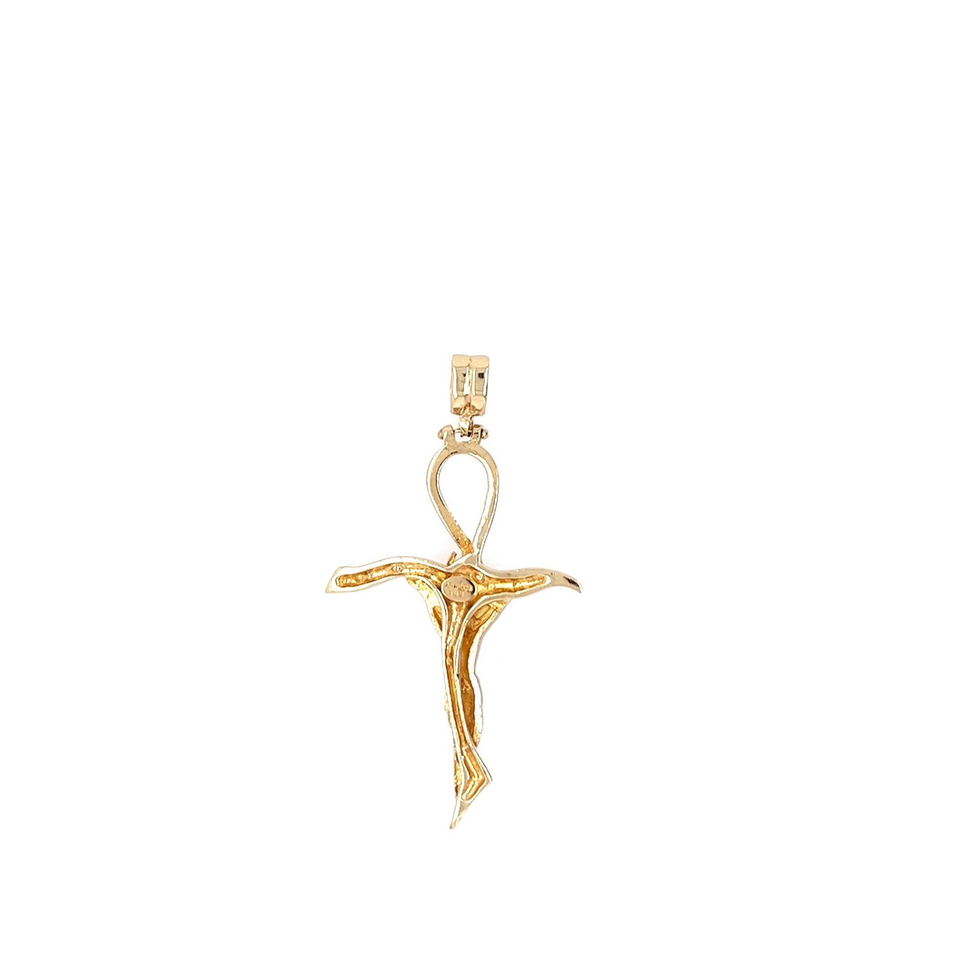 Kreuz-Anhänger Bicolor Gold 585 - 14 ct.